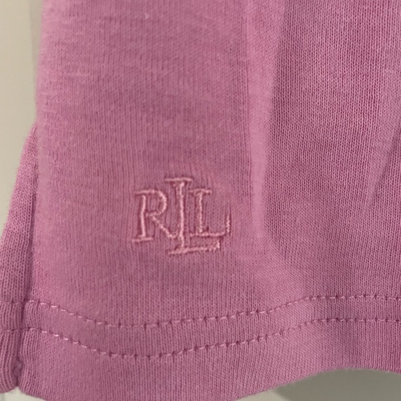 Ralph Lauren Boatneck Bubblegum Pink Short Sleeve Tee - Picture 4 of 5